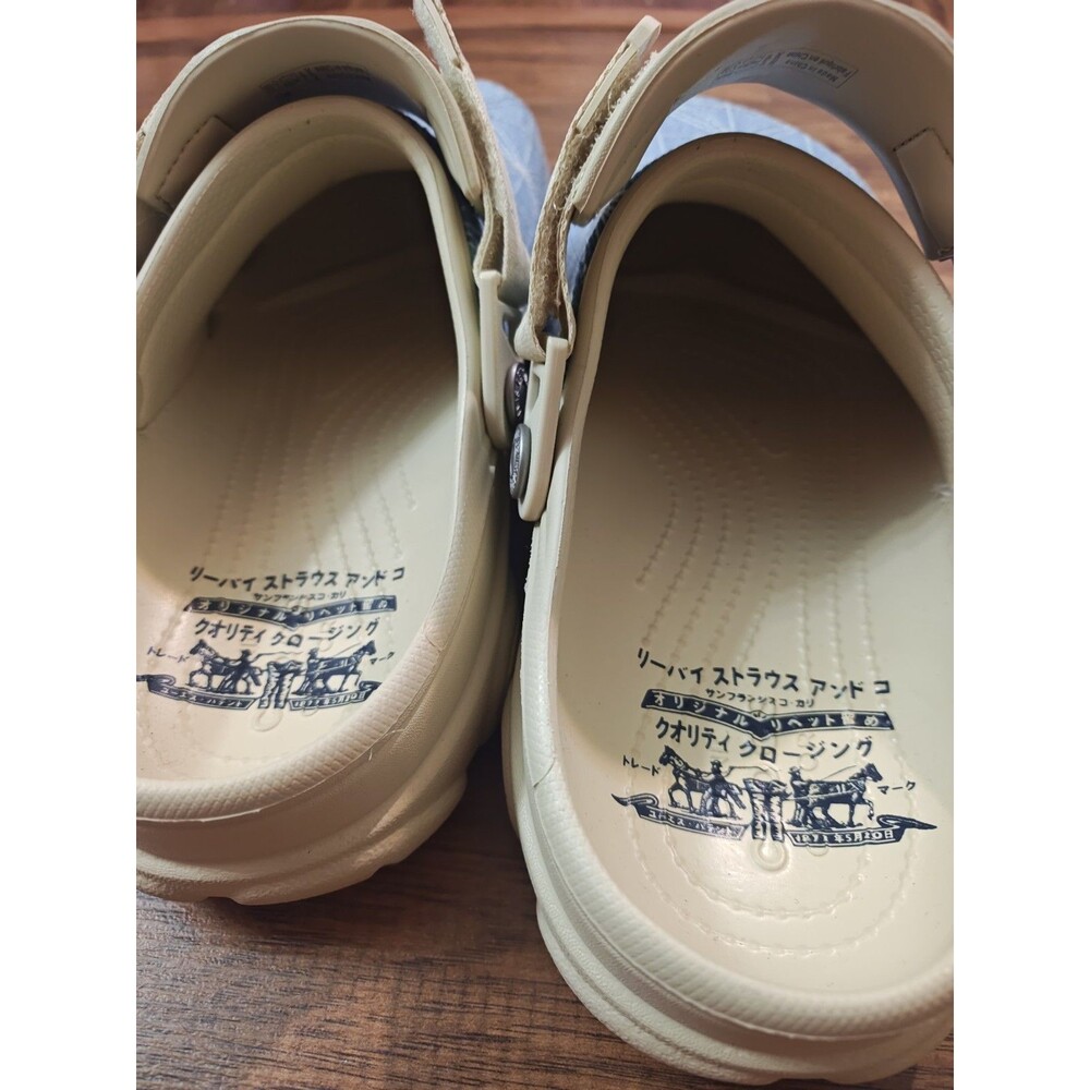 Crocs X Levis All-Terrain Clogs Light Wash Denim Men's 8 - Women's 10 Unisex - Picture 10 of 10